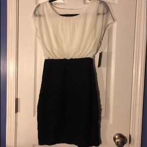 Black and white dress